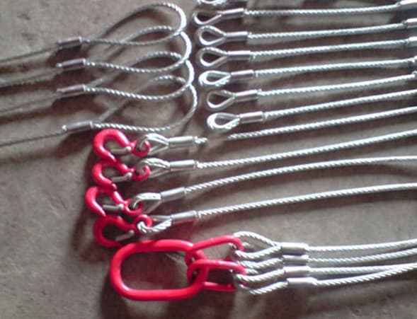 stainless steel single eye cable sock